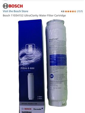 Bosch UltraClarity Water Filter - Blue (2 Pack)